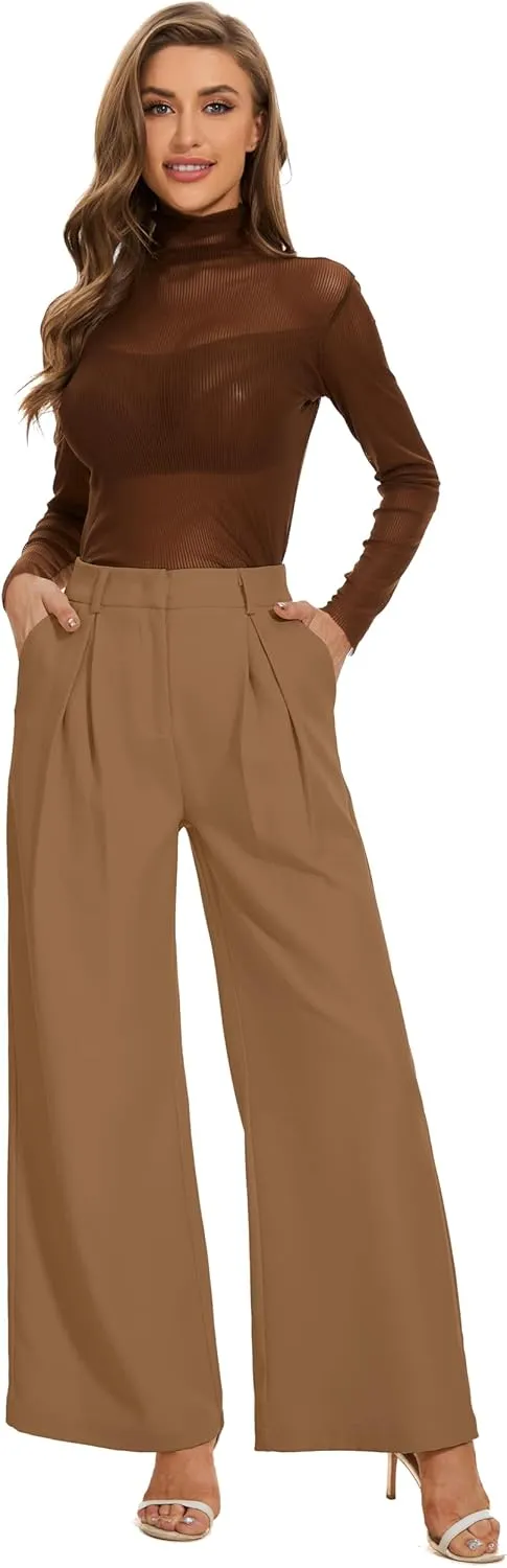 2025 Work Pants for Women Business Casual Office Dress Pants Trousers with Pockets