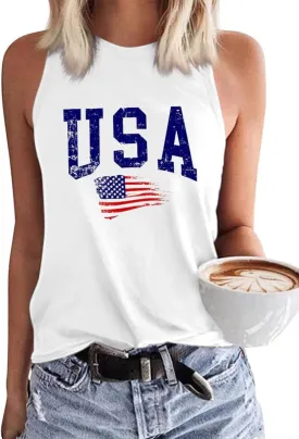 Beopjesk Women's Gradient Coconut Tree Tank Tops Summer Sleeveless V-Neck Button Down Henley Shirt