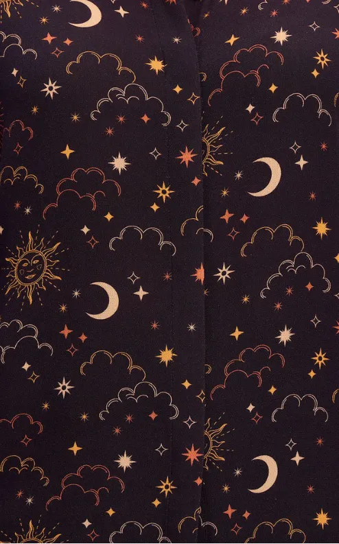 Catrina Shirt - Black Celestial Nights