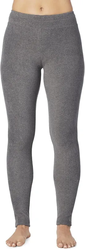 Cuddl Duds Fleecewear with Stretch Leggings for Women - Thermal Fleece Lined Base Layer Tights - Cold Weather Winter Clothes