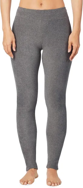 Cuddl Duds Fleecewear with Stretch Leggings for Women - Thermal Fleece Lined Base Layer Tights - Cold Weather Winter Clothes