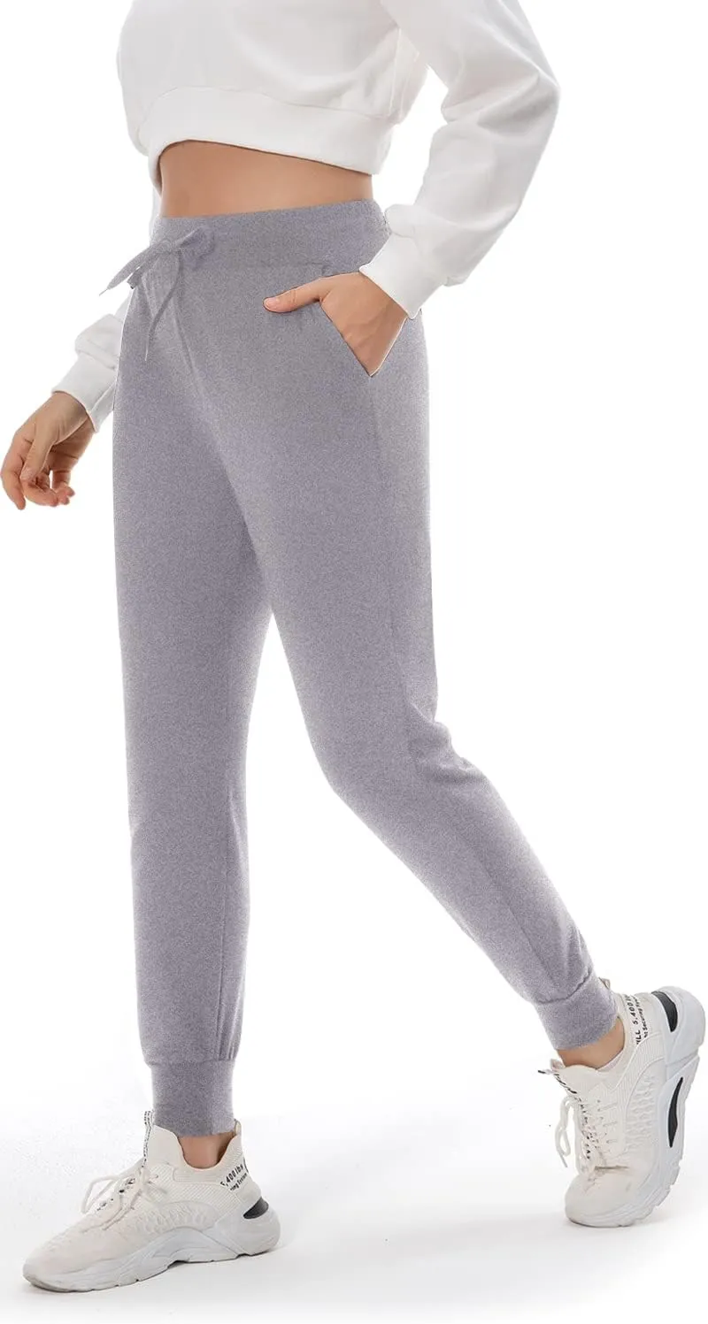 FULLSOFT Fleece Lined Sweatpants for Women-Women's Thermal Joggers with Pockets Lounge Leggings for Workout Running Winter