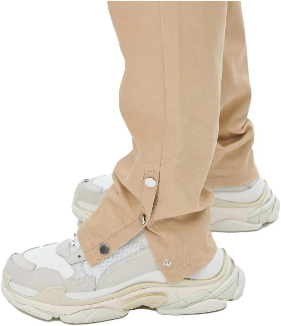 GINGTTO Men's Casual Cargo Pants Drawstring Elastic Waist Work Pants Hiking Jogger Multi Pockets