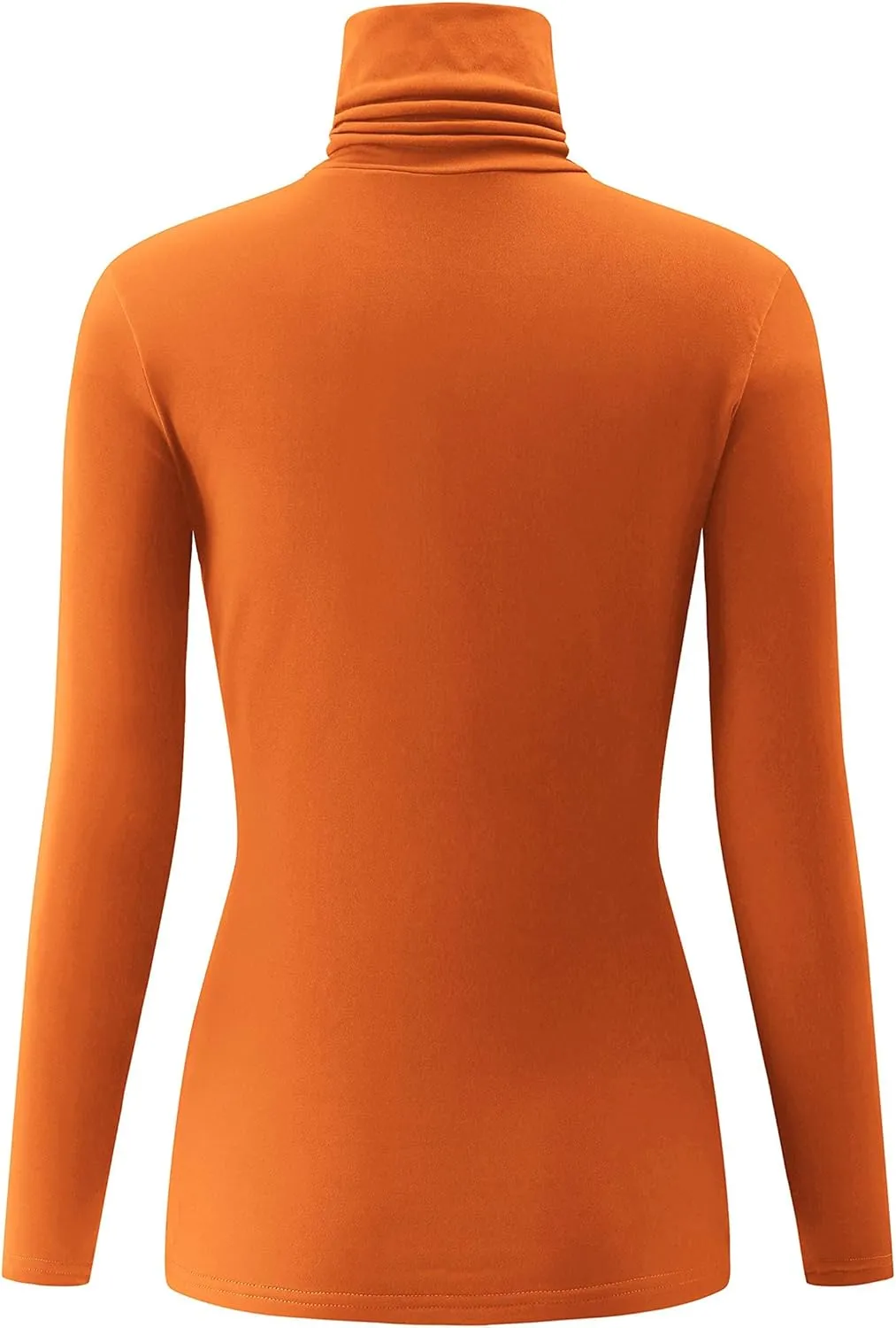 Kindcall Casual Turtleneck Tops Lightweight Long Sleeve Soft Thermal Shirts for Women
