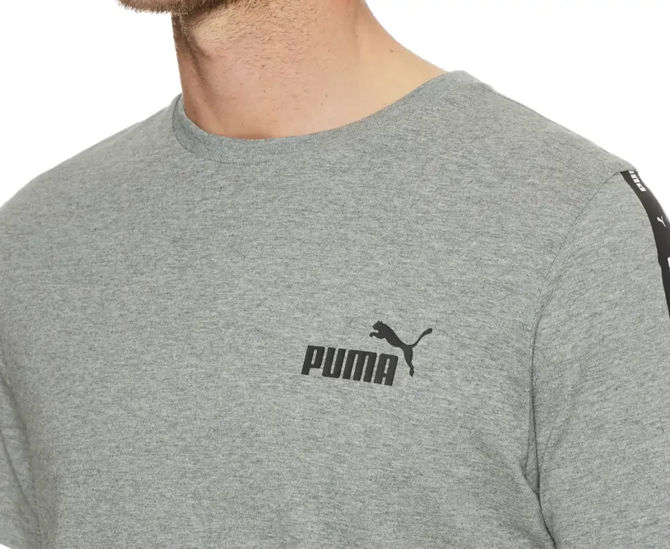 PUMA Men's Essential  Tape Logo T-Shirt - 4 colours available